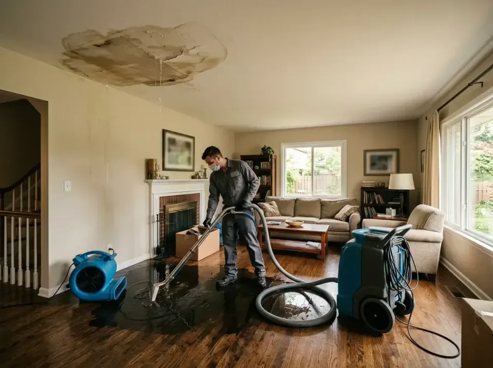 attic-pipe-burst-ceiling-drip-008 — frequently asked questions, Water Damage Restoration & Carpet Care in Portola Valley, CA